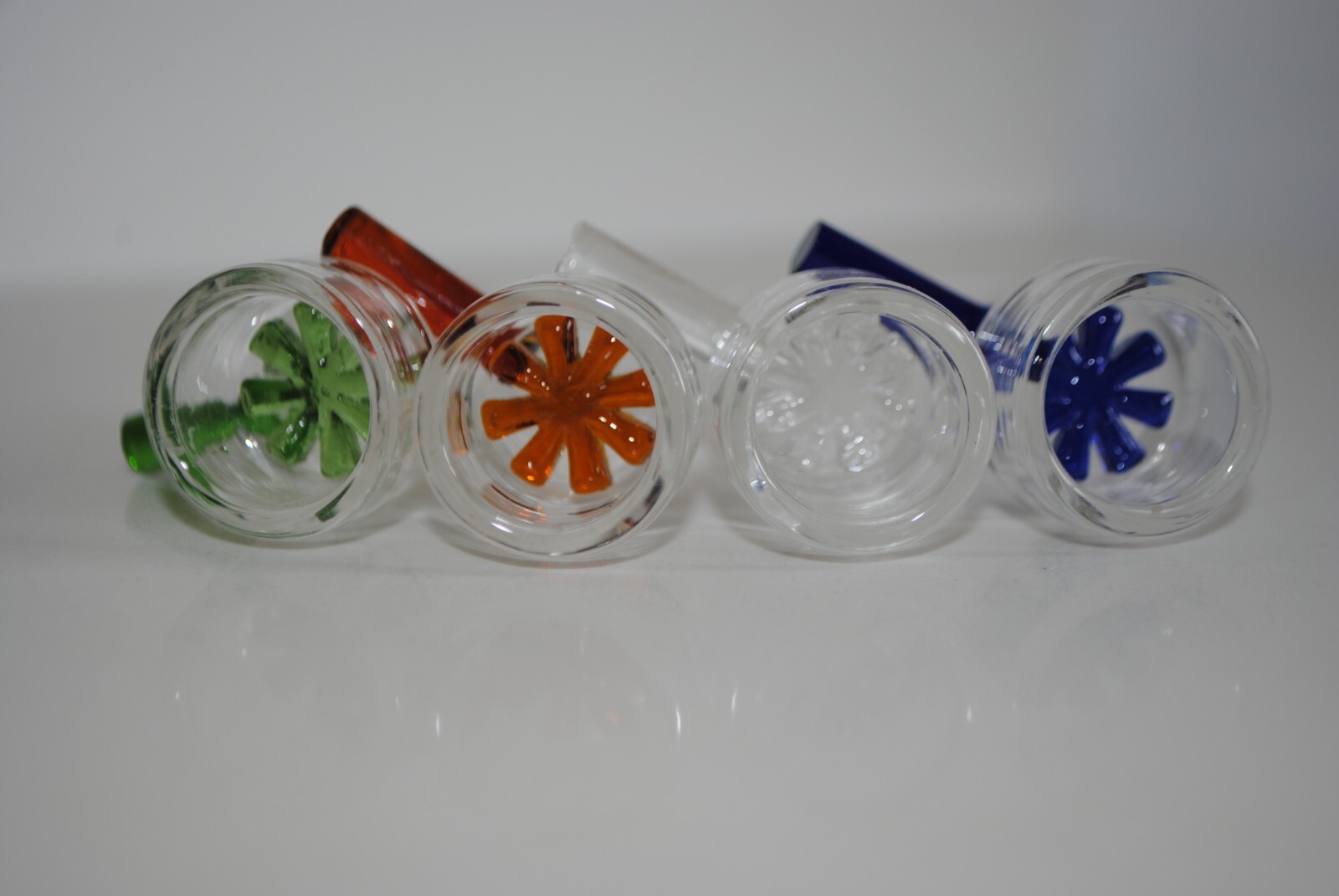 10MM GLASS BOWL blue MALE INSERT ASHCATCHER BONG PIECE 1 PIECE ONLY 14MM BOWL