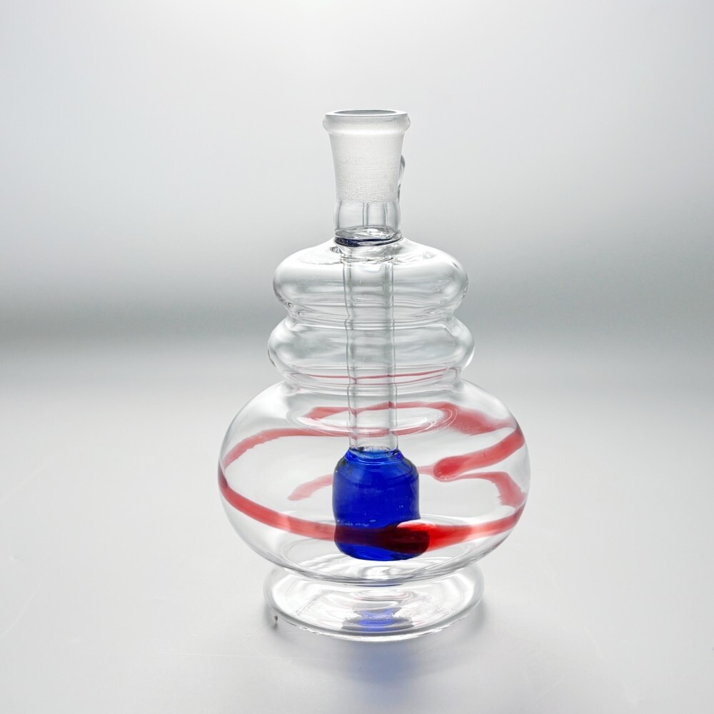 3.5&Prime; Colorful Portable Glass Bong Smoking Water Pipe Hookah Bubbler W/Bowl &Hose