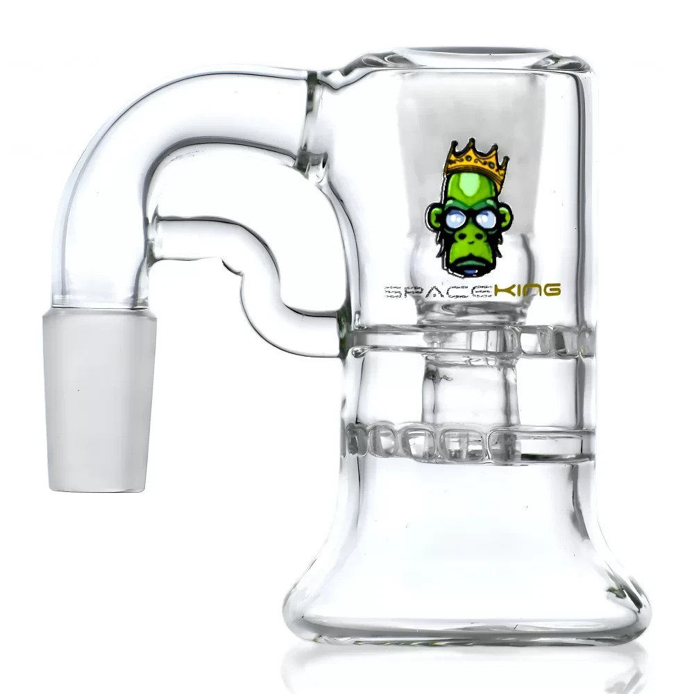 Space King Glass Ash Catcher – 14mm/18mm Joint – Assorted Colors