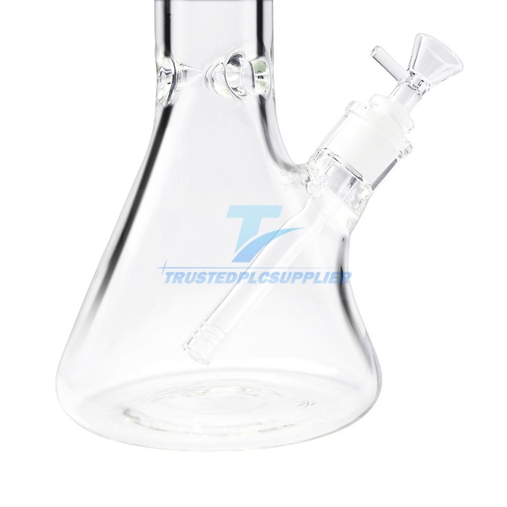 18&Prime; Heavy 7mm Thick Glass Bong Heavy Bong Clear Smoking Beaker Hookah Water Pipe