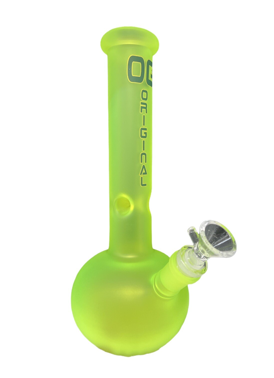10 inch Yellow Bong with a bowl – Hookah Water Pipe Bong Glass Bongs OG