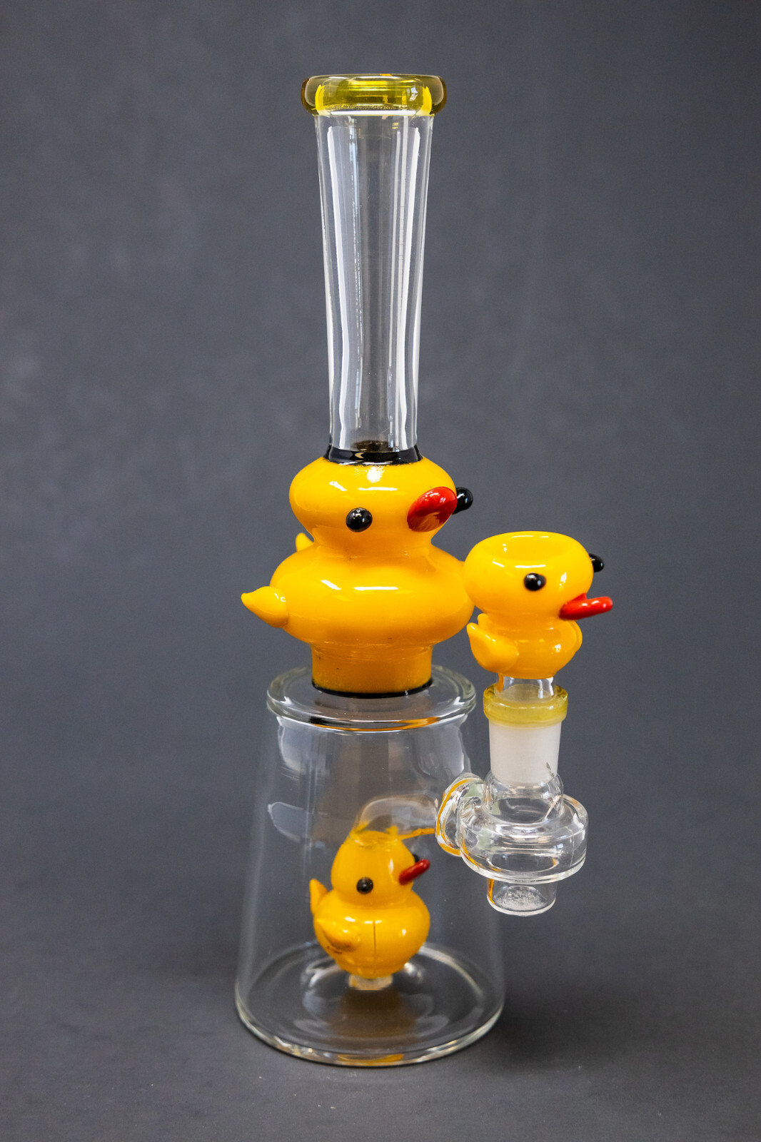 Hookah Water Pipe 9&Prime; Yellow Duck Bong w/ Duck Bowl Skinny Neck – Fast Shipping