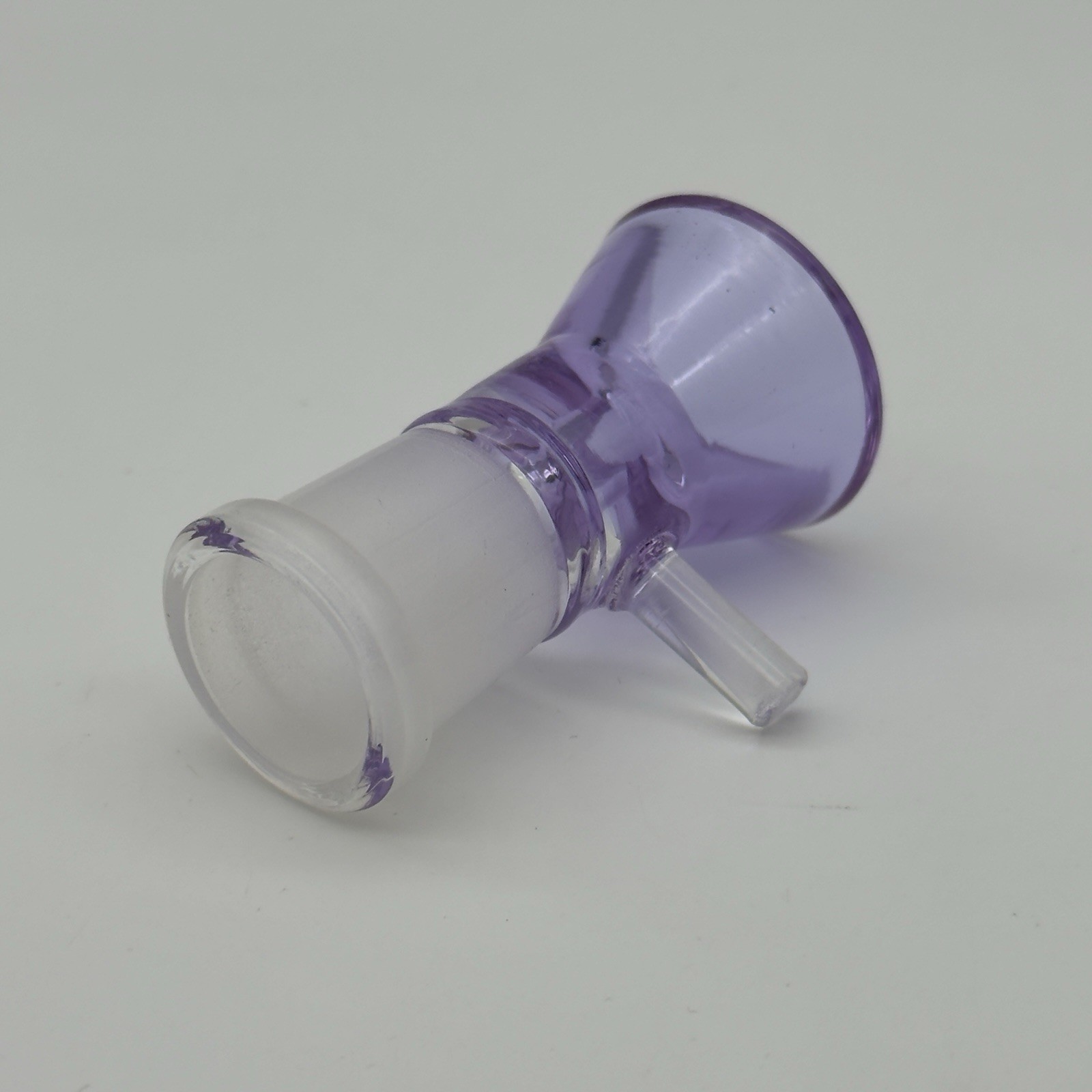 Glass Slide Bowl Female 18mm Thick Hookah Bong Bowl Slider Head Piece – Purple