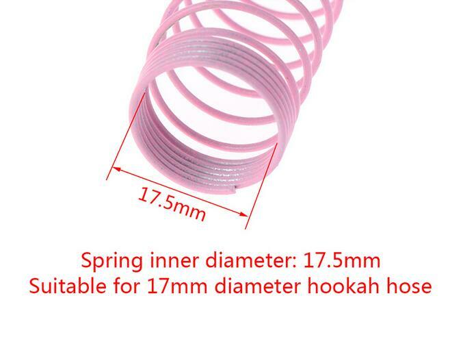 3pcs Multicolor Shisha Hose Spring Hookah Water Pipe/Sheesha/Narghile Accessorie