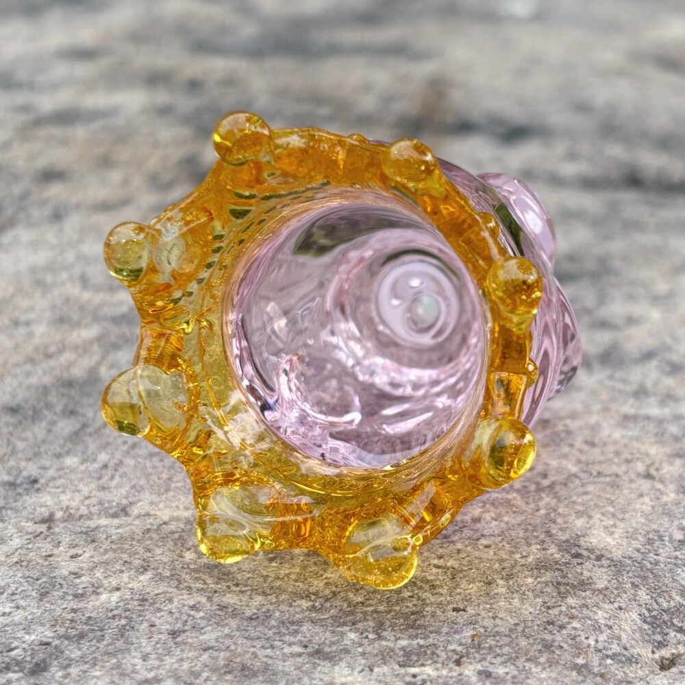 3.3 » BIG Skull Glass Tobacco Bowl HEAVY 14mm Male Smoking Bong Pipe Slide Jiont