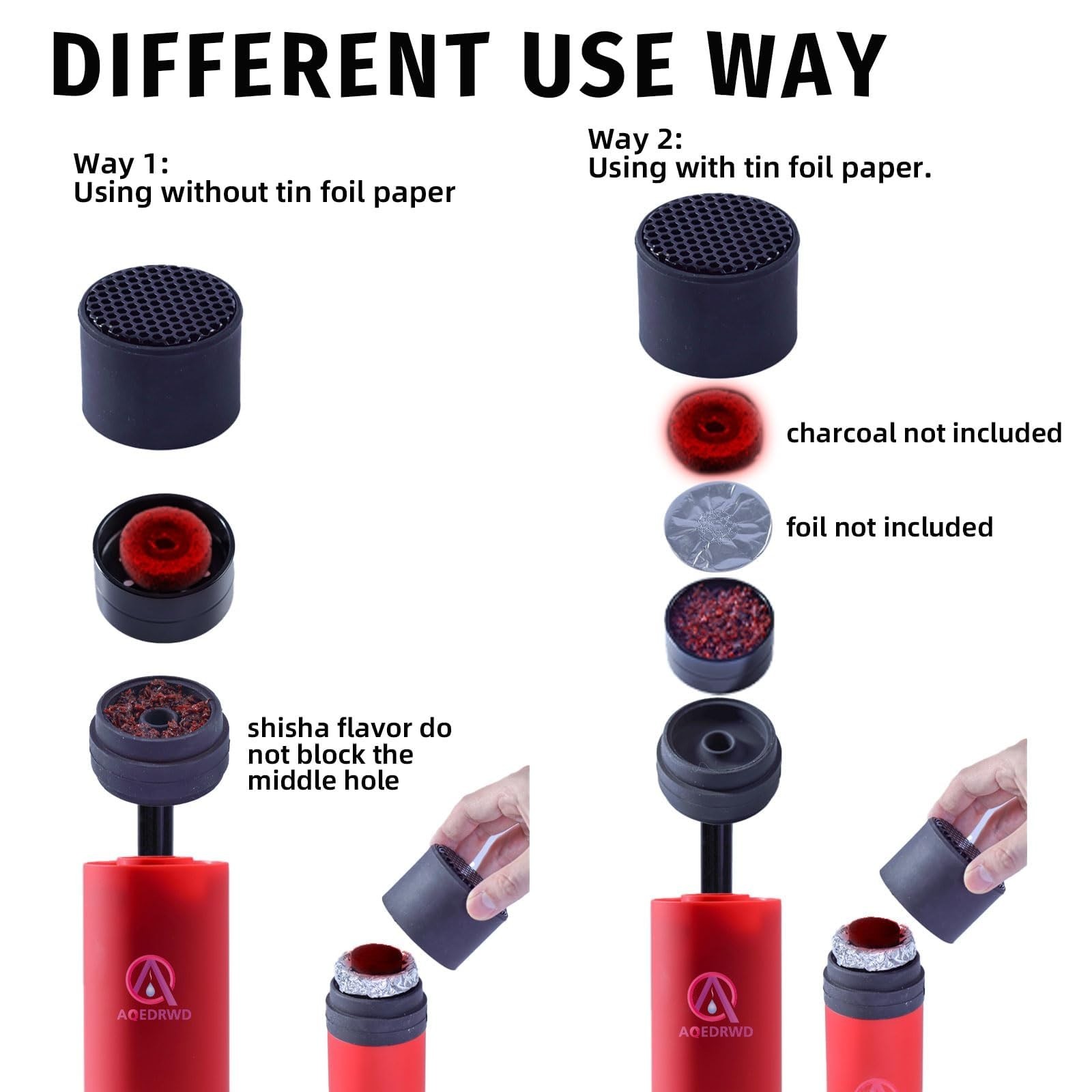 Portable Travel Hookah Set – Easy Assemble & Storage, Includes Carry Bag for Out