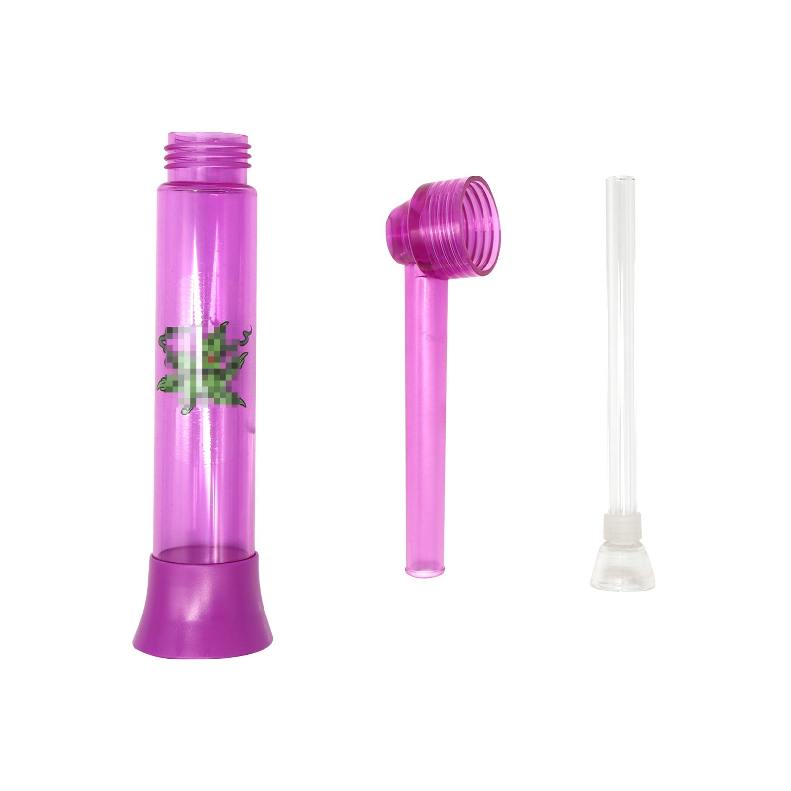 Travel Portable Plastic Hookah Filter Tube Lightweight Hookah Accessory US Ship