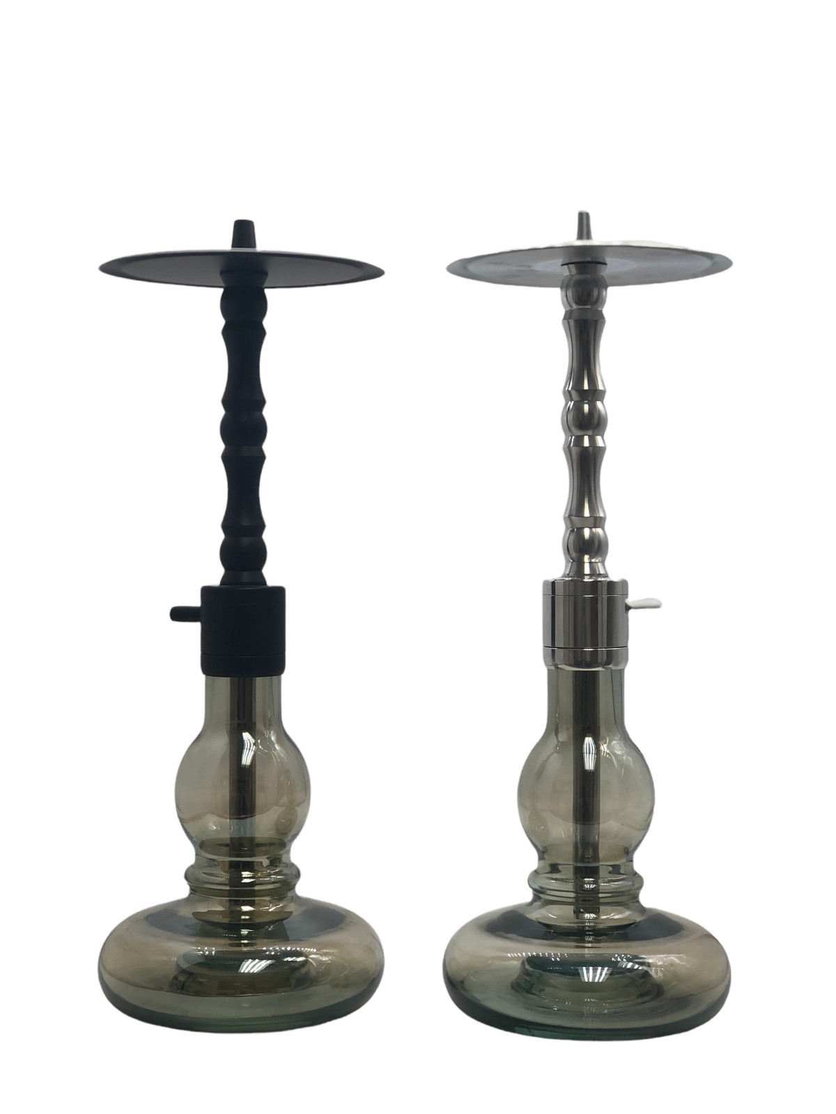 Hookah full set large size available in 2 colors Glass Metal Shisha Set