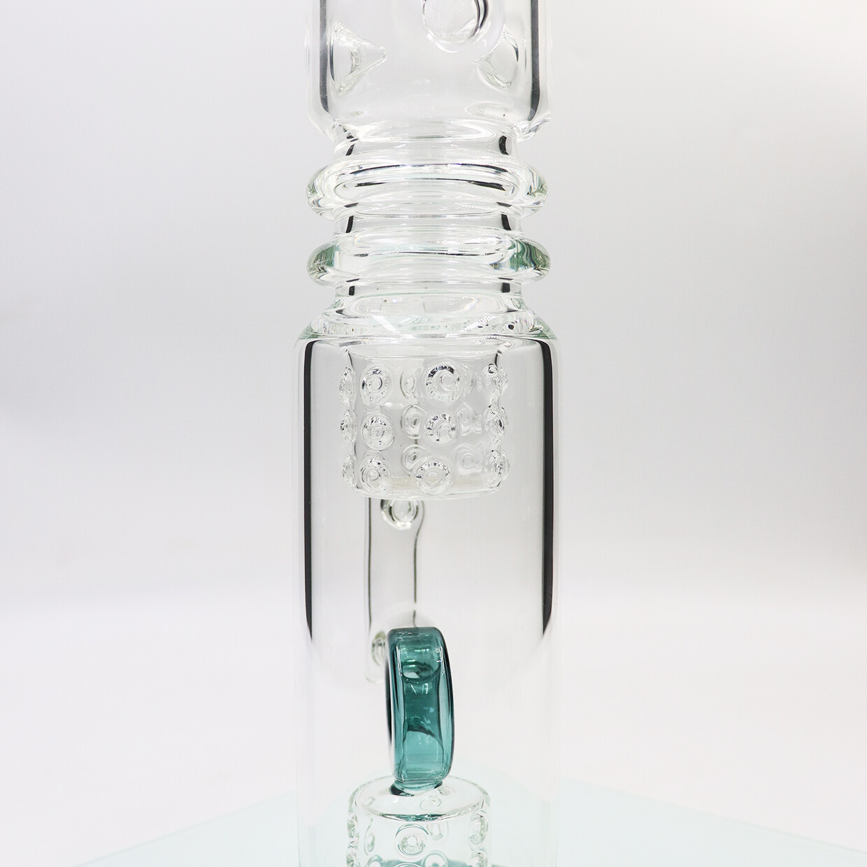 17inch Glass Smoking Waterpipe Perc Bong Handmade With Gift Bowl Aqua Hookah