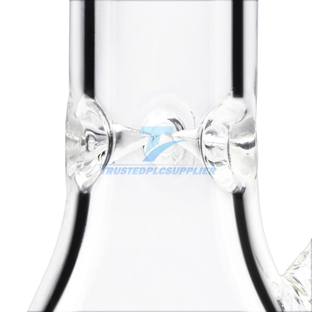 18&Prime; Heavy 7mm Thick Glass Bong Heavy Bong Clear Smoking Beaker Hookah Water Pipe