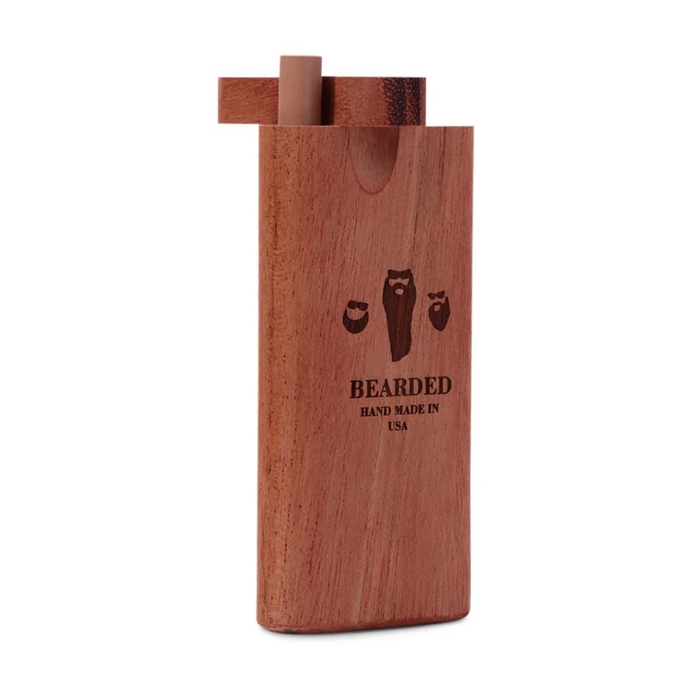 Bearded Classic Wood Dugout | One Hitter Wooden Smoking Accessories Dugouts Raw