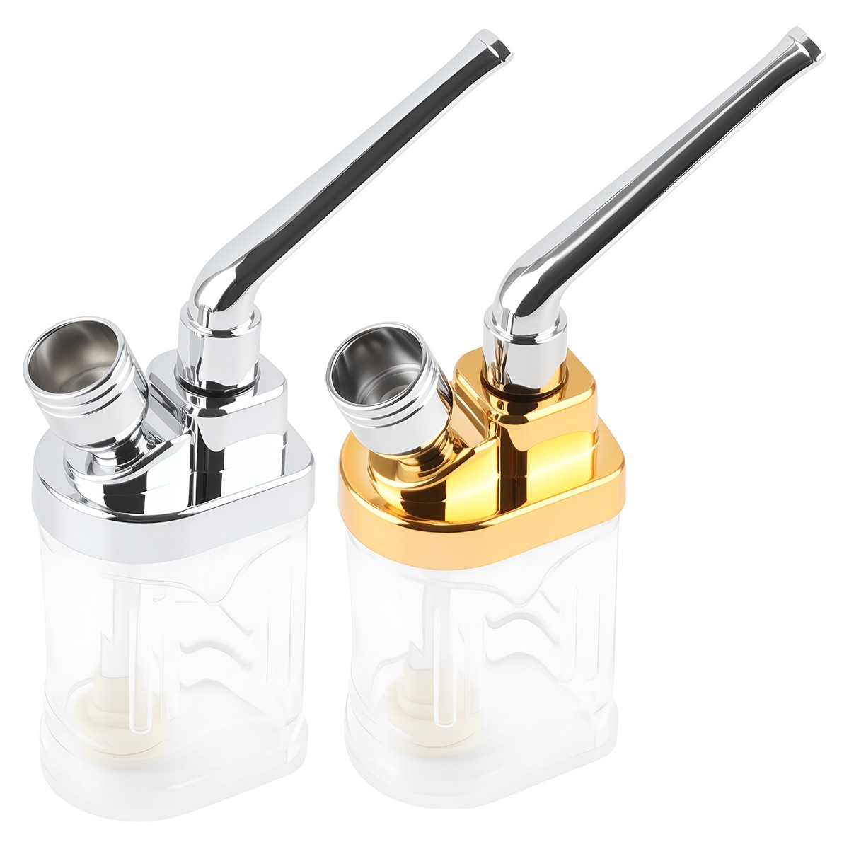 Compact Smoking Hookah w/ Filter Mouthpiece – Tar Removal for Cigarettes Tobacco