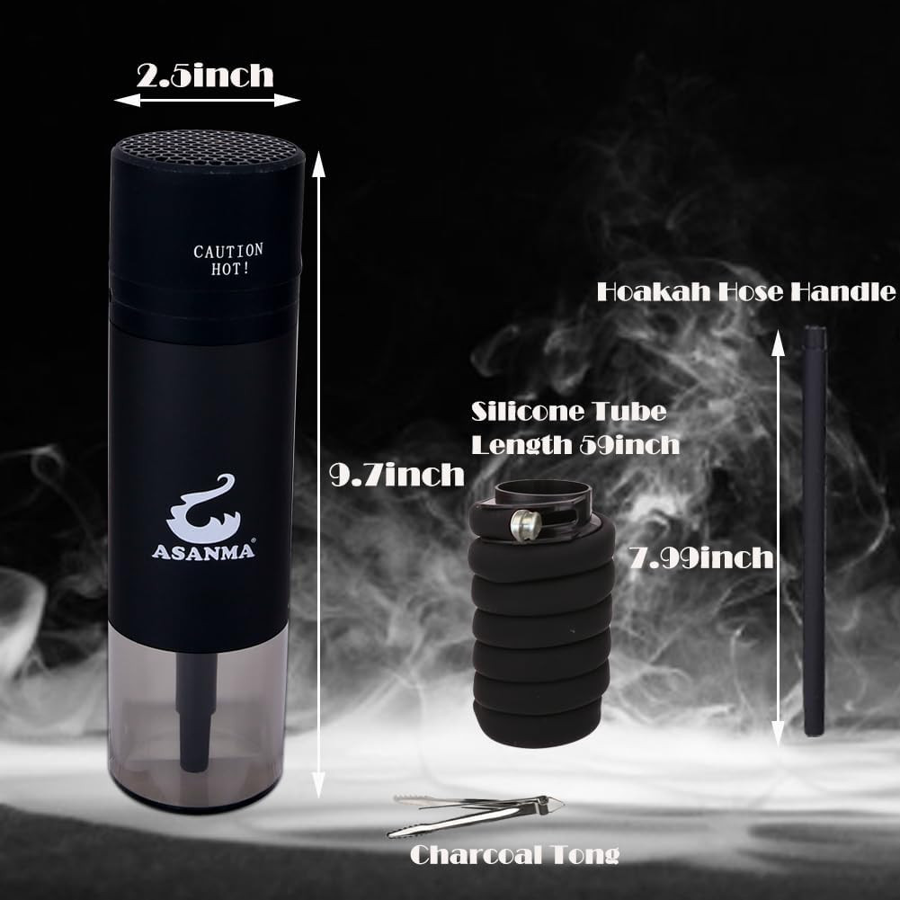 Mini Hookah Set Portable Hookah Cup With Everything For Car Travel Outdoor In