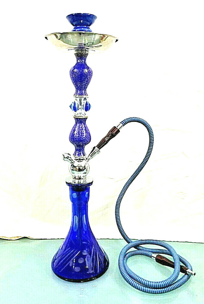 INHALE®️ 26” ORIGINAL EMERALD HOOKAH WITH A HAND BLOWN GLASS