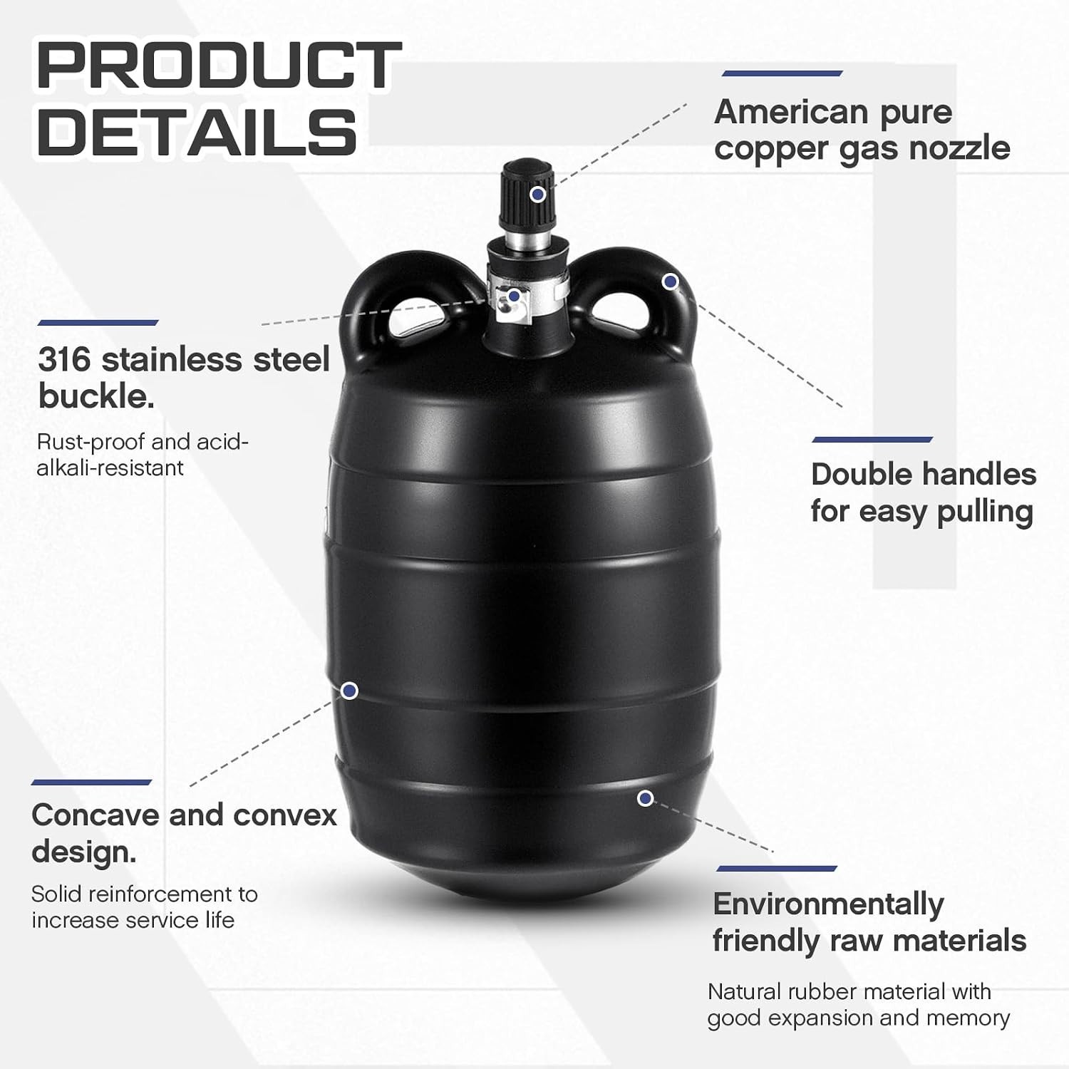 Durable 3&Prime; Inflatable Plug with Accessories for Easy Pipeline Maintenance