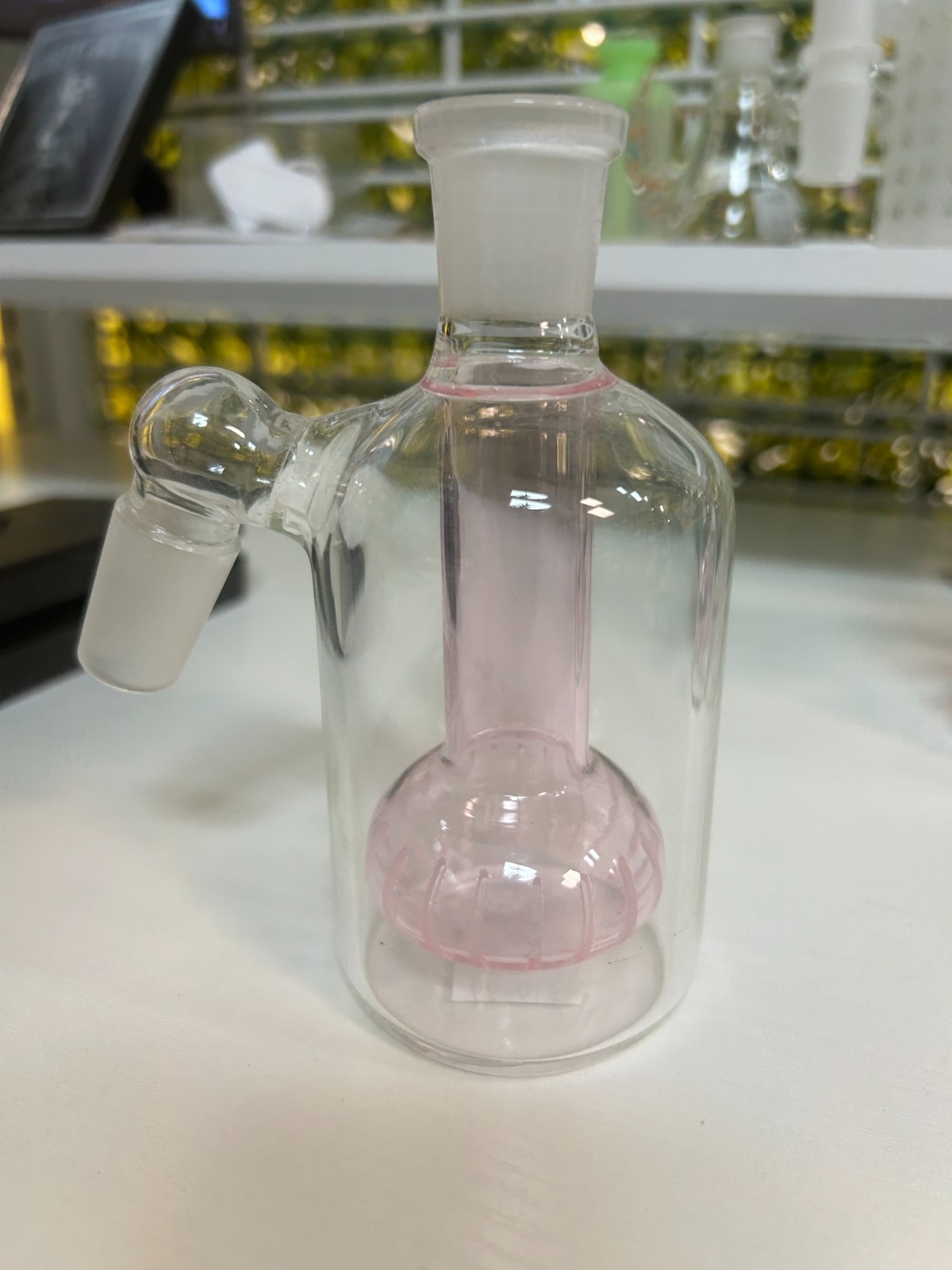 5 inch Premium 18mm 45° Ash Catcher w/Perc for Water Pipe Tobacco Use Only 21+