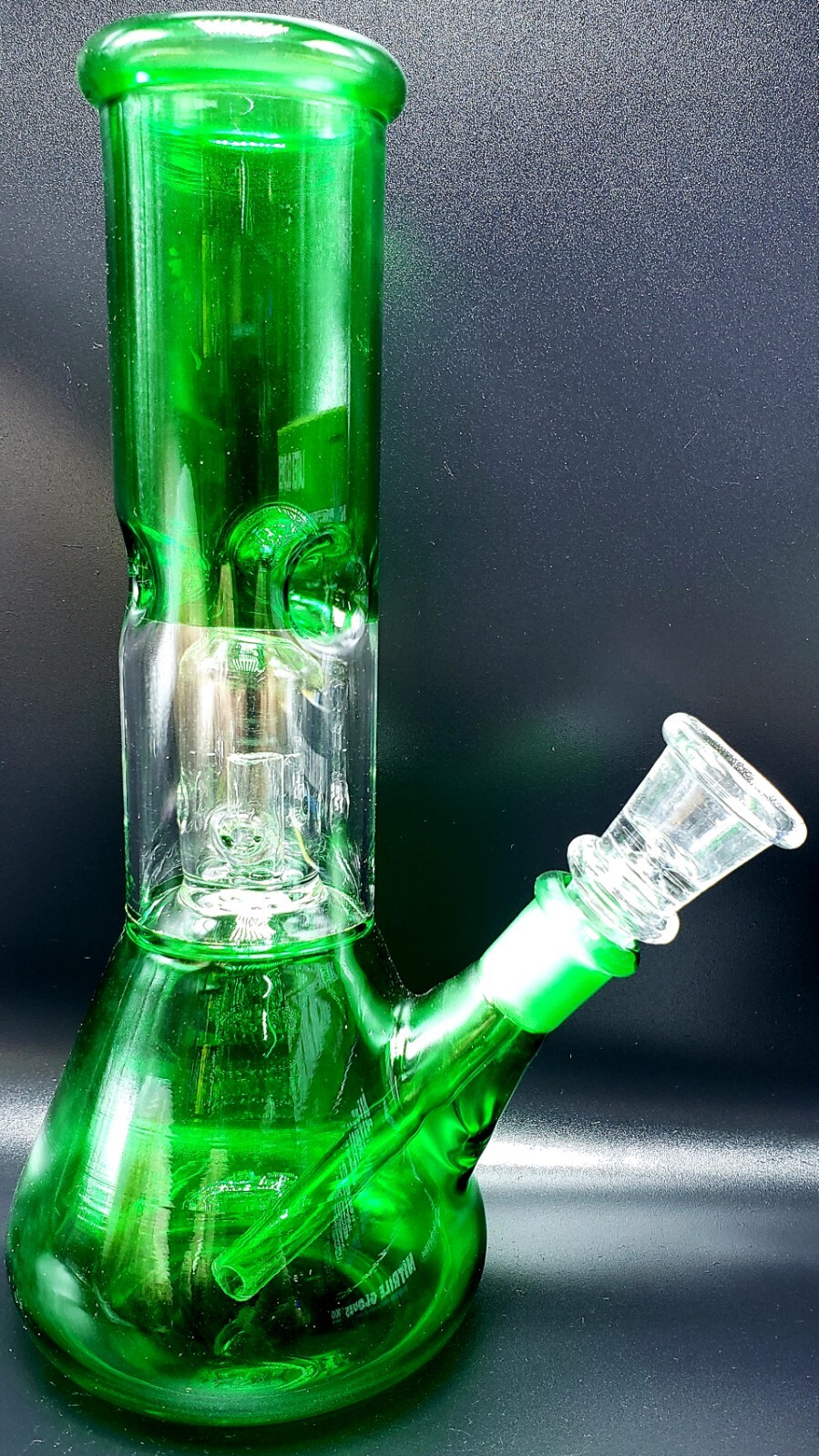 8&Prime; GREEN Tobacco Hookah Water Pipe Bong Glass! + FREE SCREENS!
