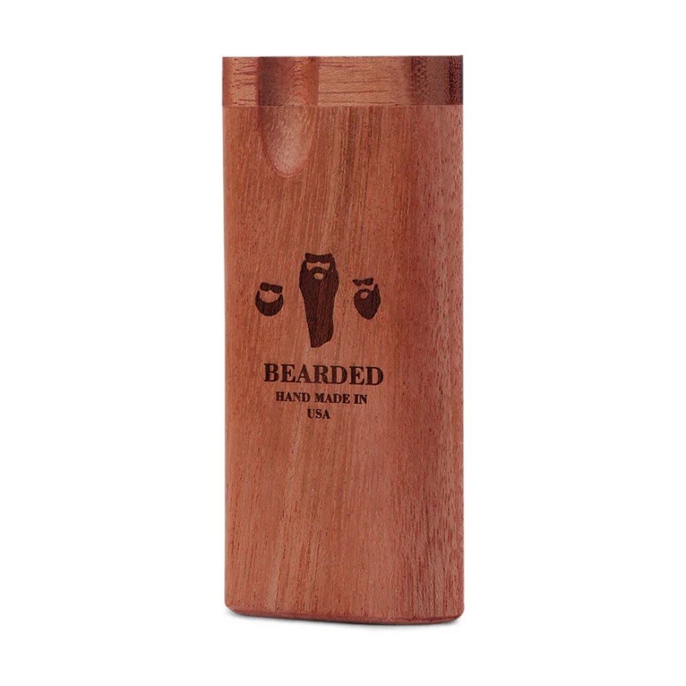Bearded Classic Wood Dugout | One Hitter Wooden Smoking Accessories Dugouts Raw