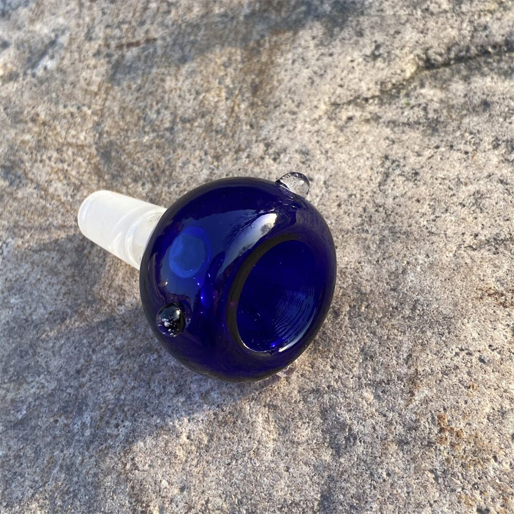 2pcs 14mm Male Glass Tobacco Bowl Big Sphere Shape Bowl for Smoking Pipe Bong