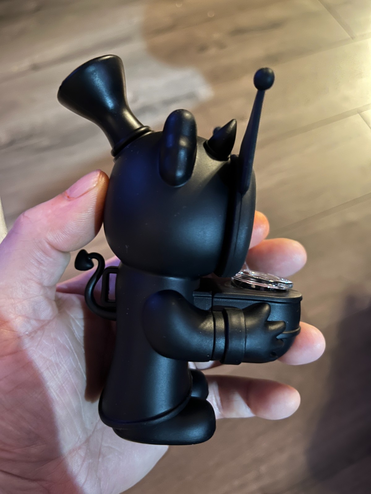 Kawaii Kitty Silicone Bubbler 5.5&Prime; Water Pipe Portable Durable Smoking Pipe USA