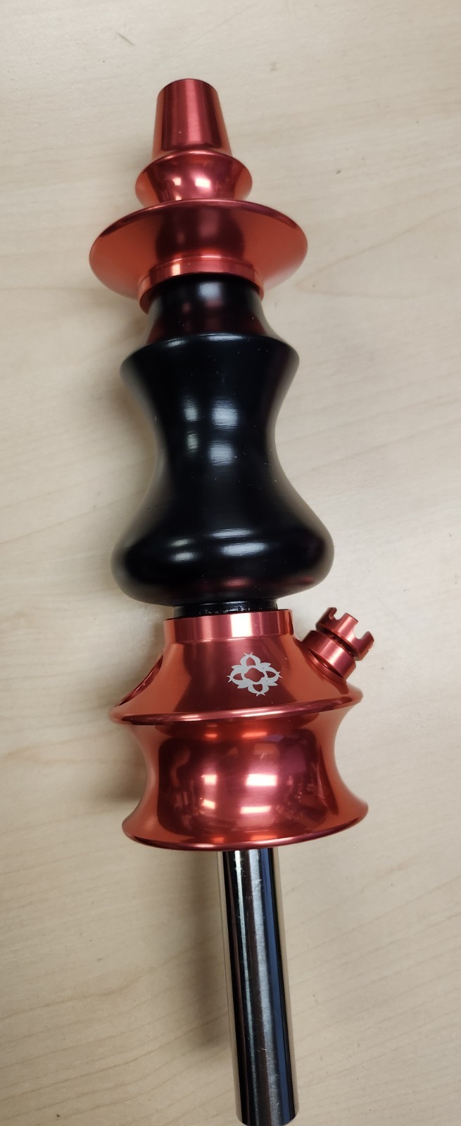 🔥 Amazon Hookah Prime Stem Red Pink Black – Brazilian Aluminum Shisha Pipe NEW