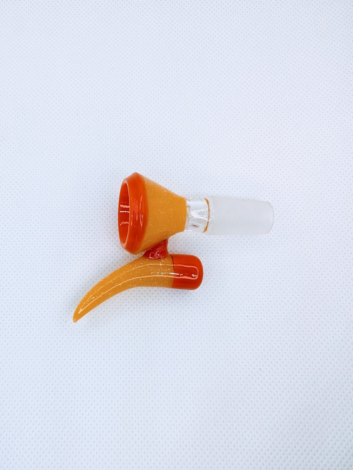 2.5&Prime; Candy Corn Screen Bowl Crushed Opal 14mm Glass Funnel Slide Bong Hookah