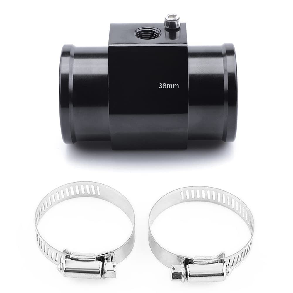 38mm Aluminum Water Temp Joint Pipe with Clamps – Durable & Accurate Measure