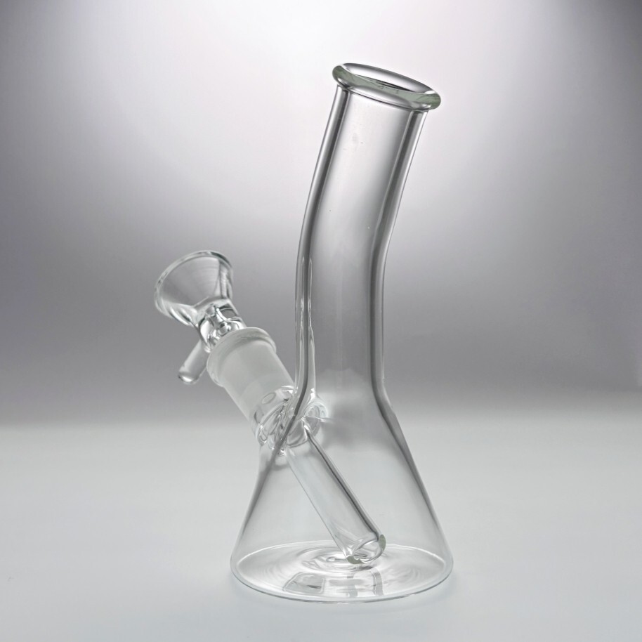 THICK 4&Prime; Mini Glass Bong Smoking Water Pipe Perc Hookah Bubbler W/Tool Box