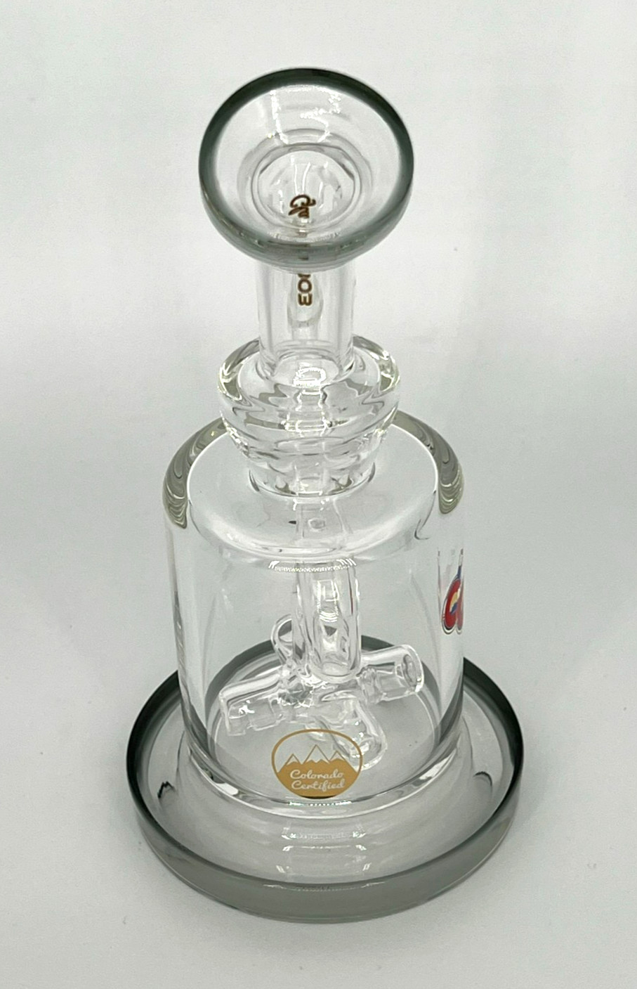 7&Prime; GLASSLAB 303 RIG BONG W/ 4 X PERCULATOR – COLORADO CERTIFIED GOLD -FREE GIFTS
