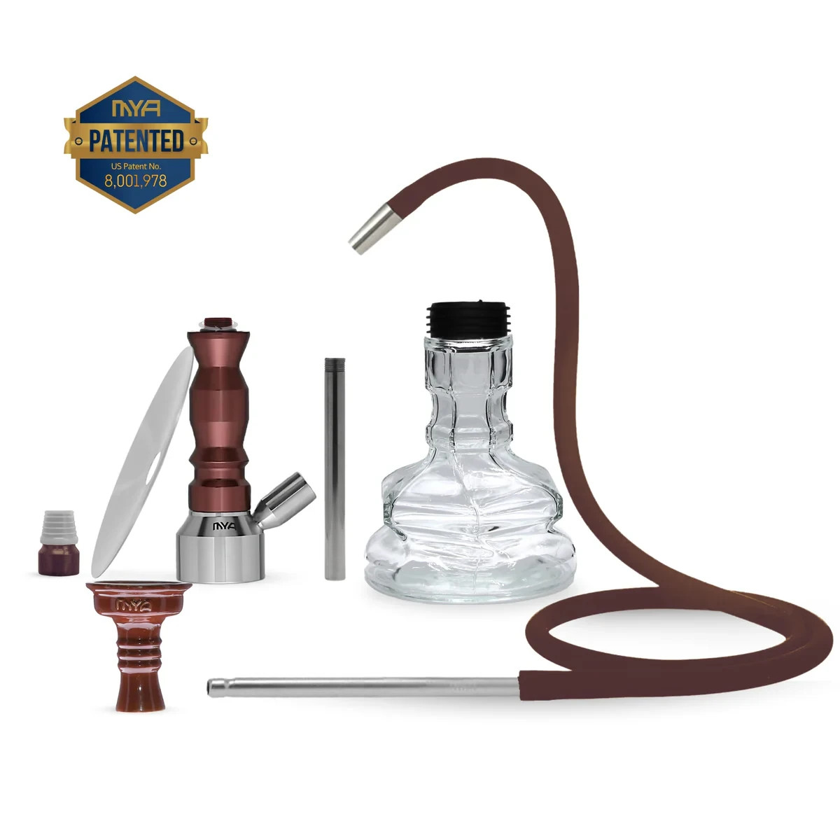 MYA MEDORO HOOKAH 1 HOSE | 16” | MIX & MATCH COLORS | 1CT | FREE SHIPPING