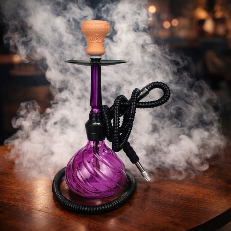 ELITE HOOKAH ROYAL – 1 HOSE | 18&Prime; PURPLE | ONLY $49.99 – FREE SHIPPING
