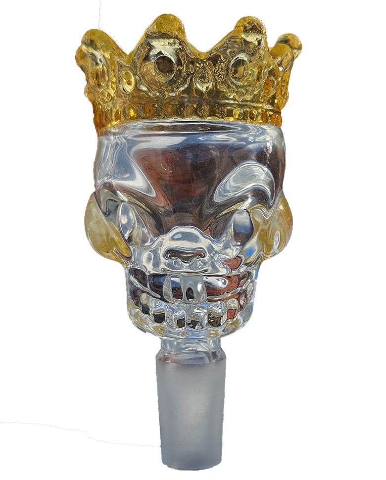 Skull Crown Bowl – 14mm Standard – High Quality, Deep, Amazing Colors