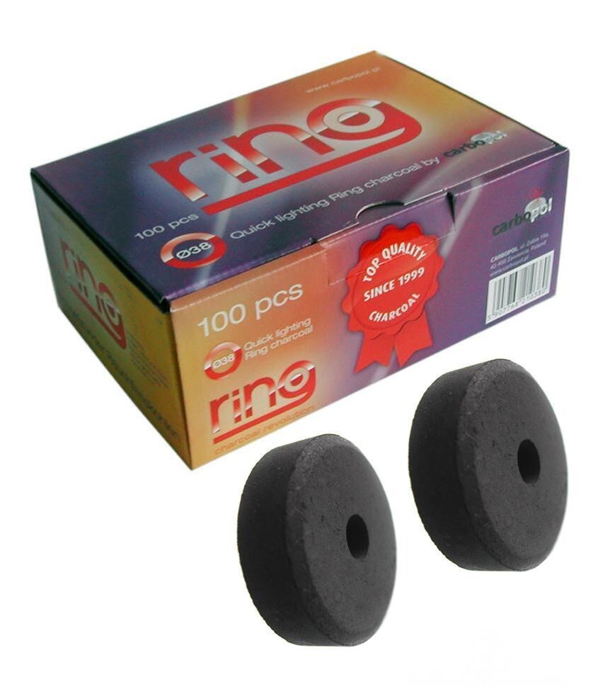 Quick Light Hookah Charcoals Ring Hookah Charcoals 100pcs Box Nargila Coals