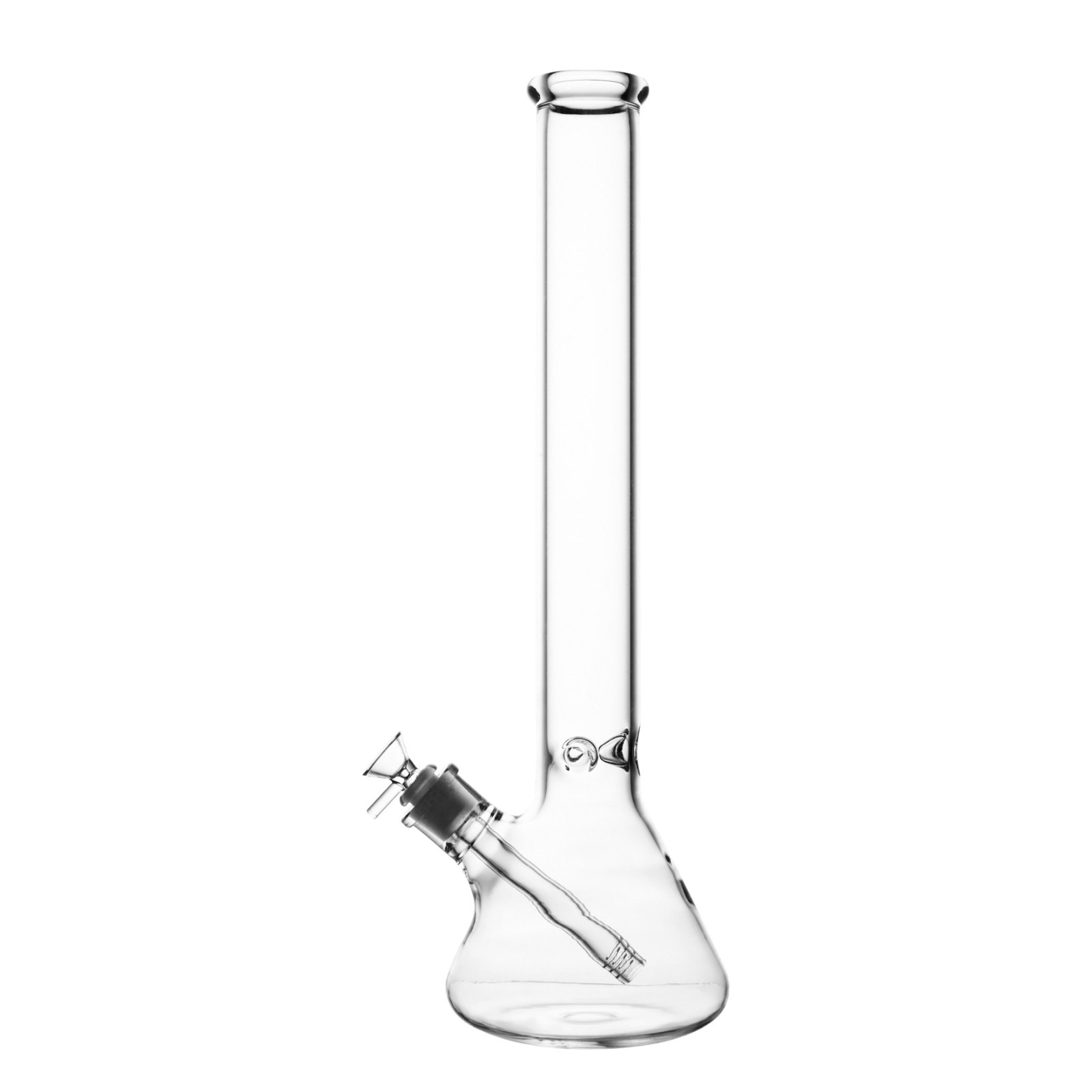 18&Prime; Heavy 7mm Thick Glass Bong Heavy Bong Clear Smoking Beaker Hookah Water Pipe