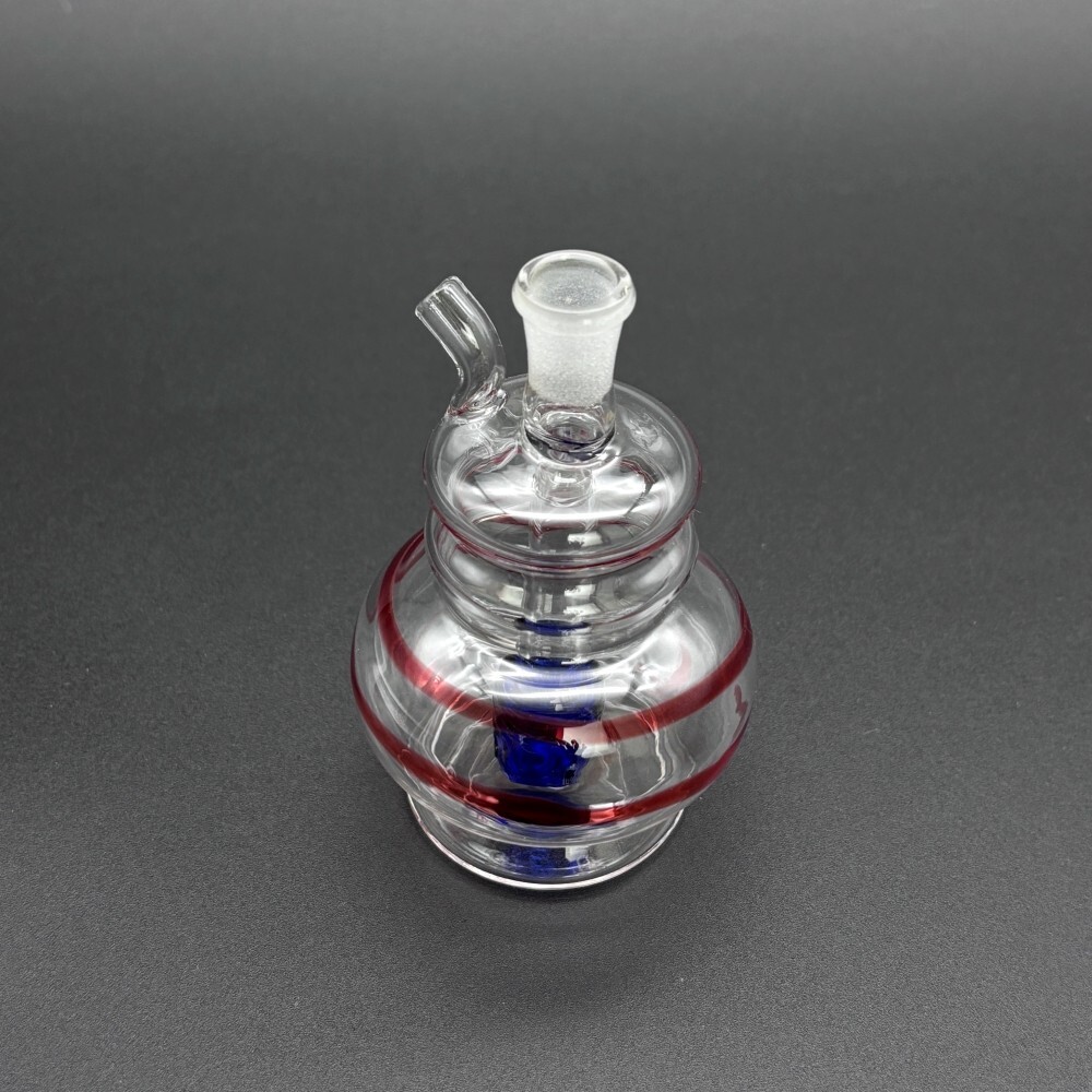 4&Prime; Premium Glass Bong Perc Filter Water Pipe Hookah Bubbler w/10mm Bowl + Hose