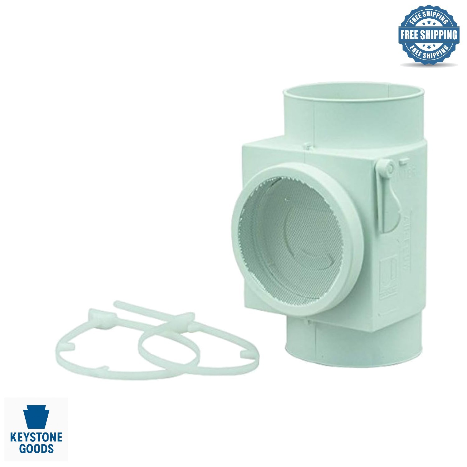 White Heat Keeper Kit for Electric Dryer Ventilation