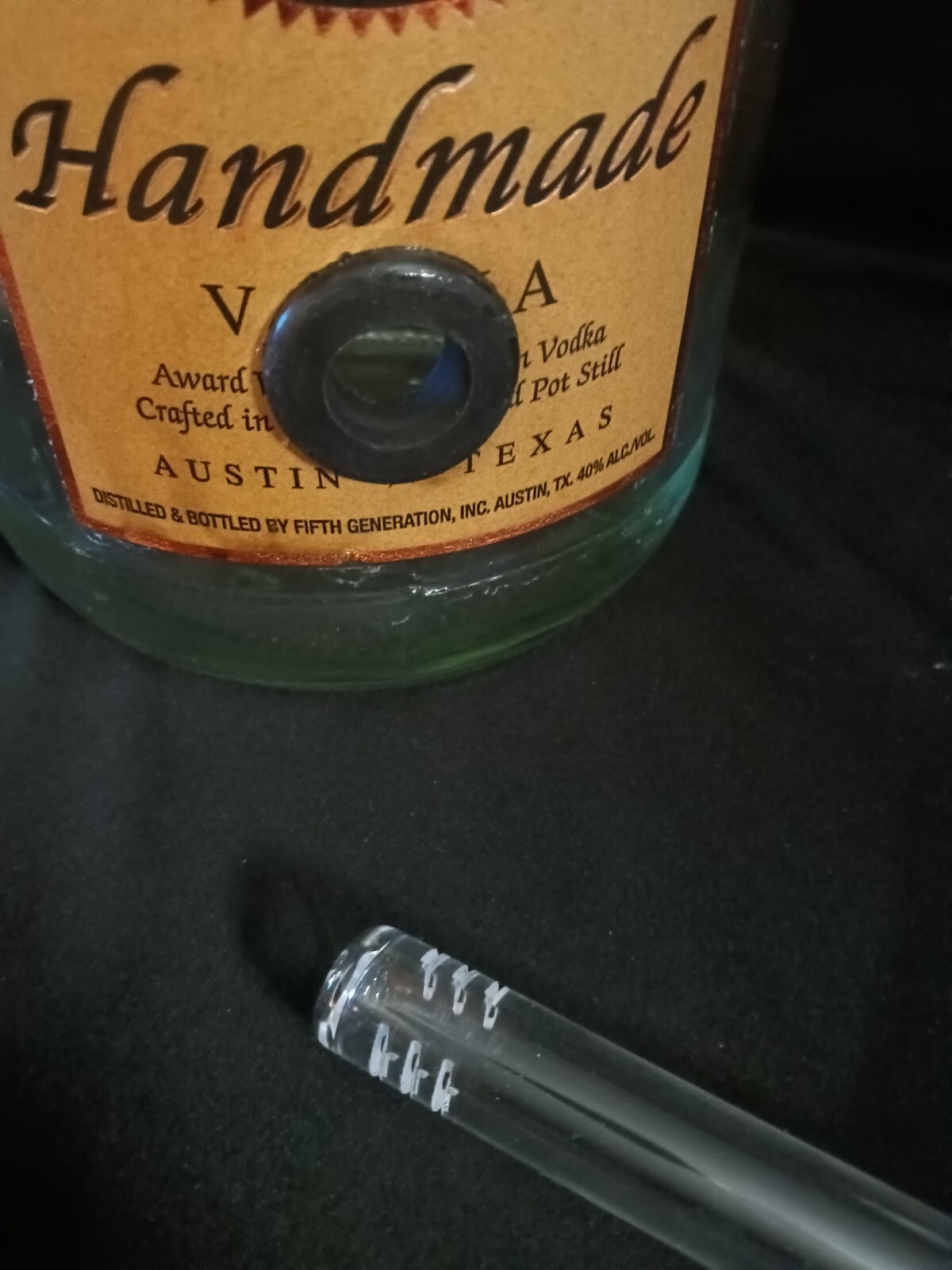 Homemade Large Tito’s Vodka Bong Lamp Hookah Pipe Glass Pipe Tobacco Pipe