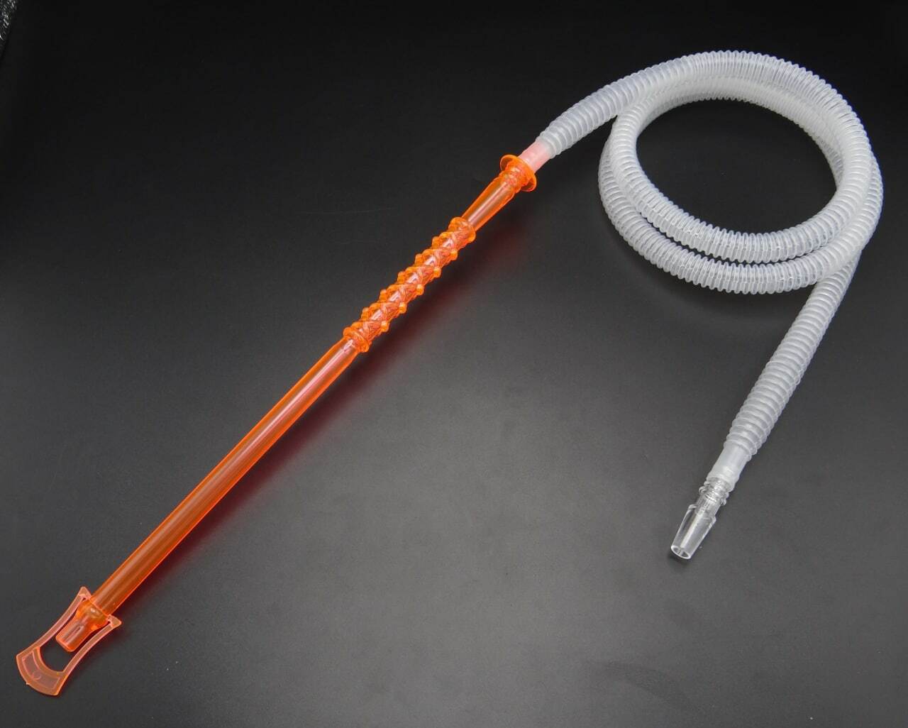 3 Hookah Hoses | Premimum Plastic | Oderless | (Orange)