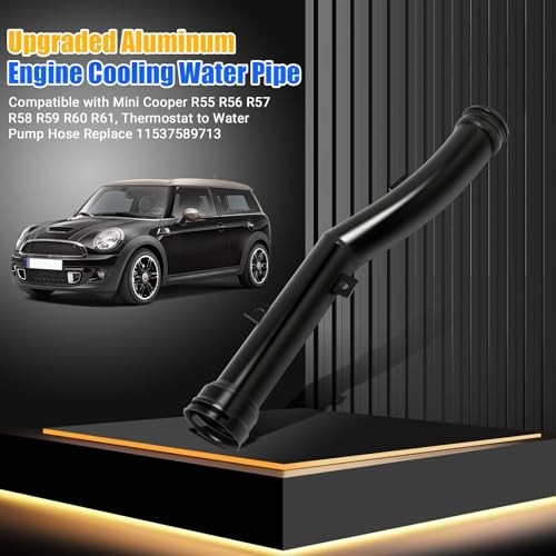 Upgraded Aluminum Engine Cooling Water Pipe compatible with Mini Cooper R55