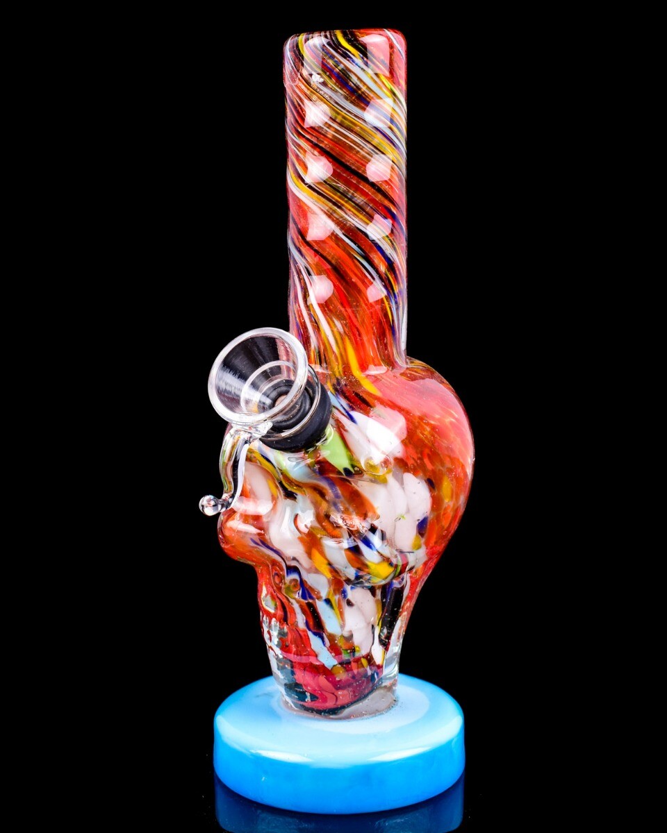 THICK 8&Prime; MONSTER Glass Water Pipe SKULL Bong ALIEN Hookah UFO Pipe HEAVY *USA*