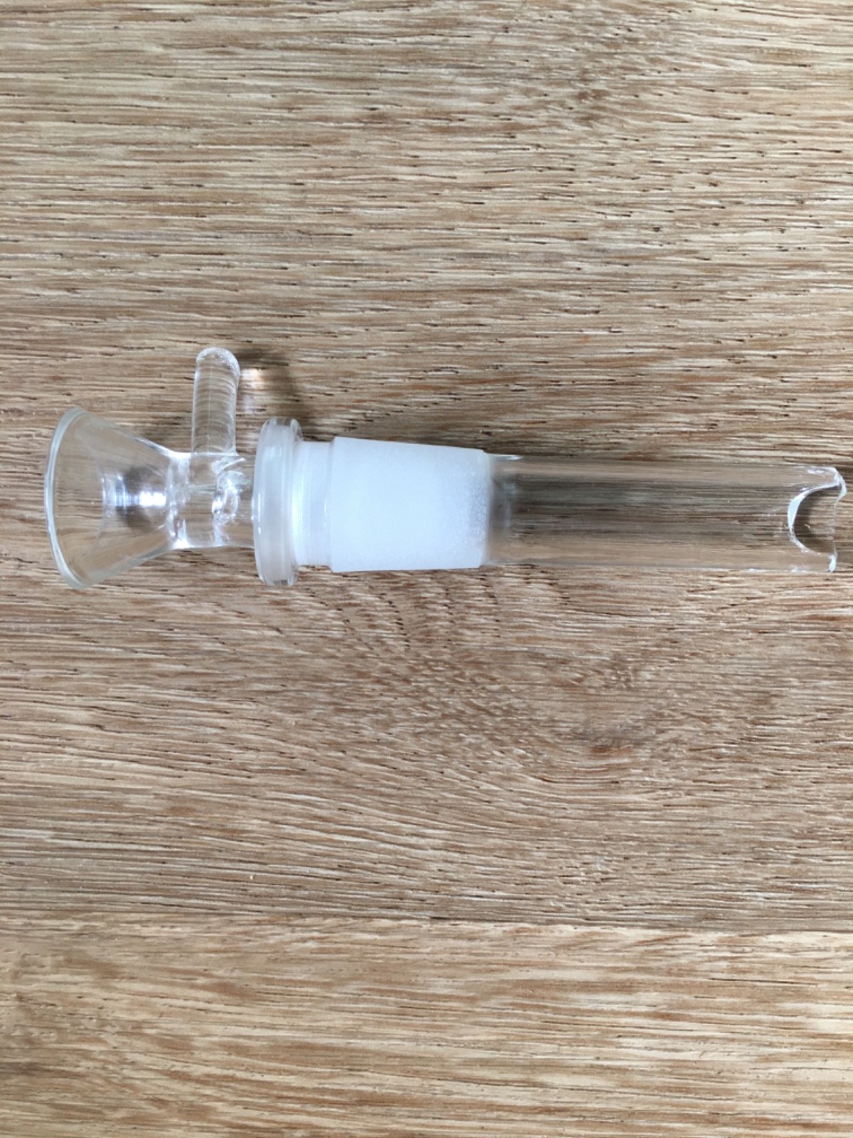 Broken 4 Inch Glass Downstem 14mm Female + Glass Bowl 14mm Male