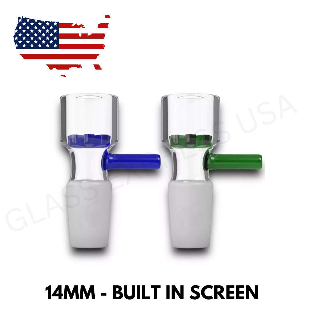 14mm Glass Bowl Slide Male Hookah Water Pipe STAR ⭐️ 14 MM Tobacco – 2 Piece