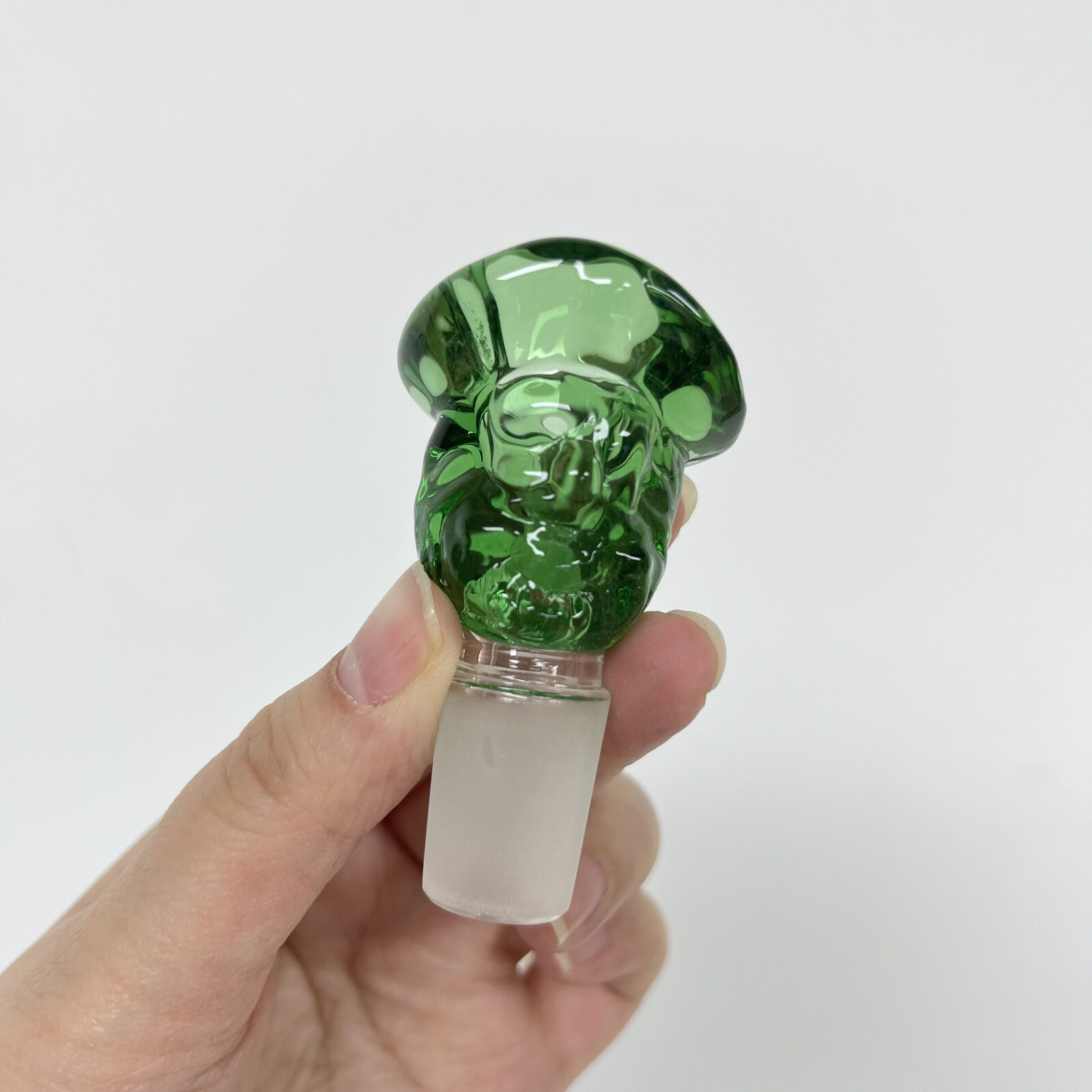 18MM Green Male Warrior Glass Tobacco Smoking Hookah Bong Pipe Bowl Free Ship