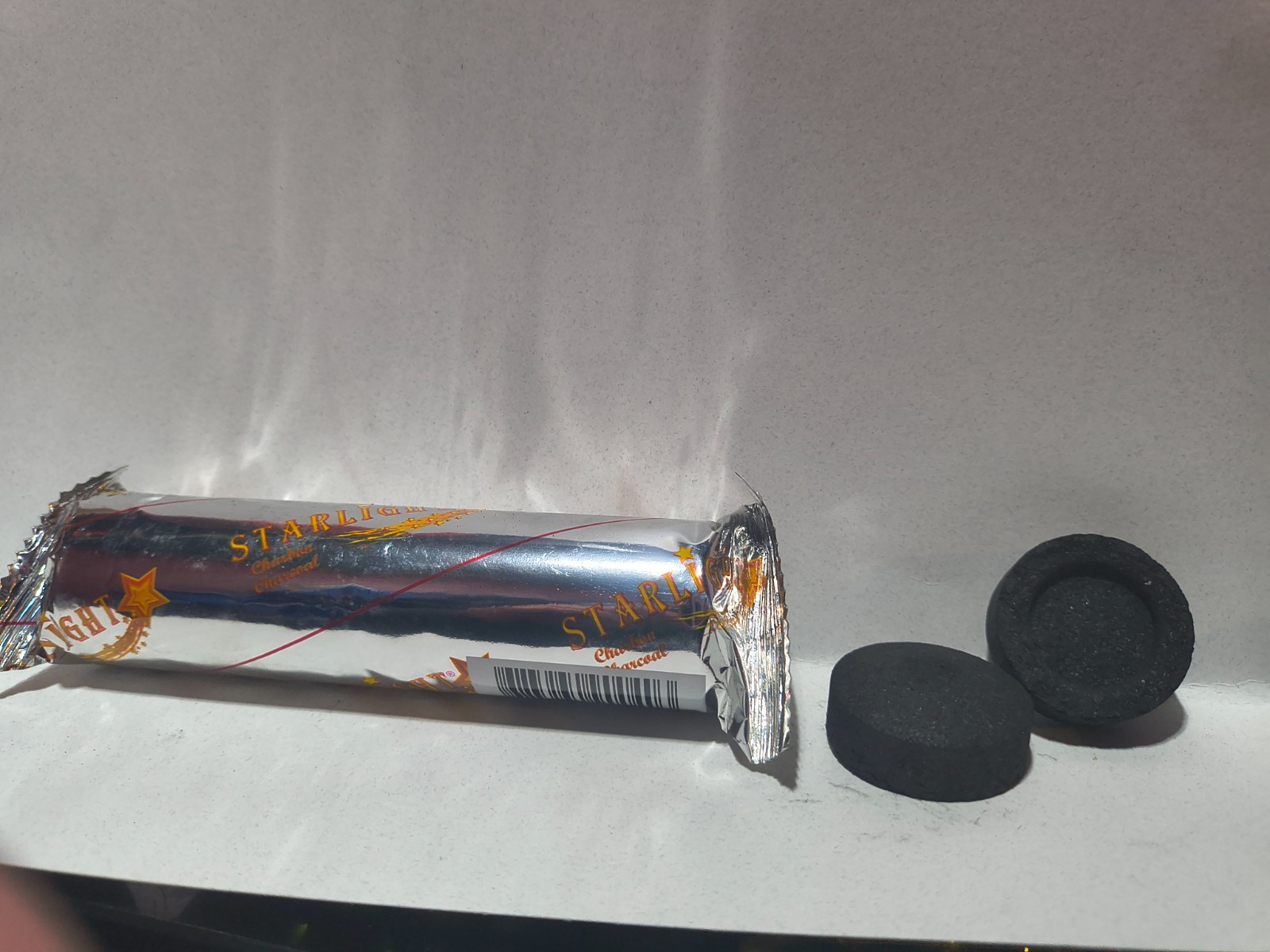 Starlight Charcoal 33mm Instant Light Charcoal Tablet Hookah 1 Roll, 10 Disks