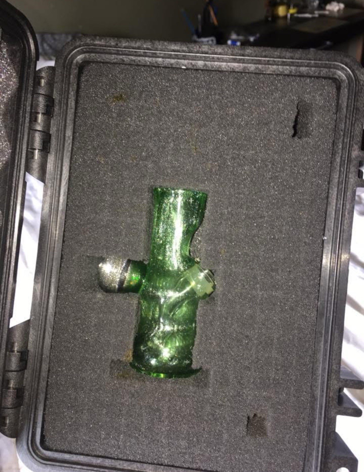 Borokato Pod #137 Water Pipe 10mm Pelican Case Included *NAIL NOT INCLUDED