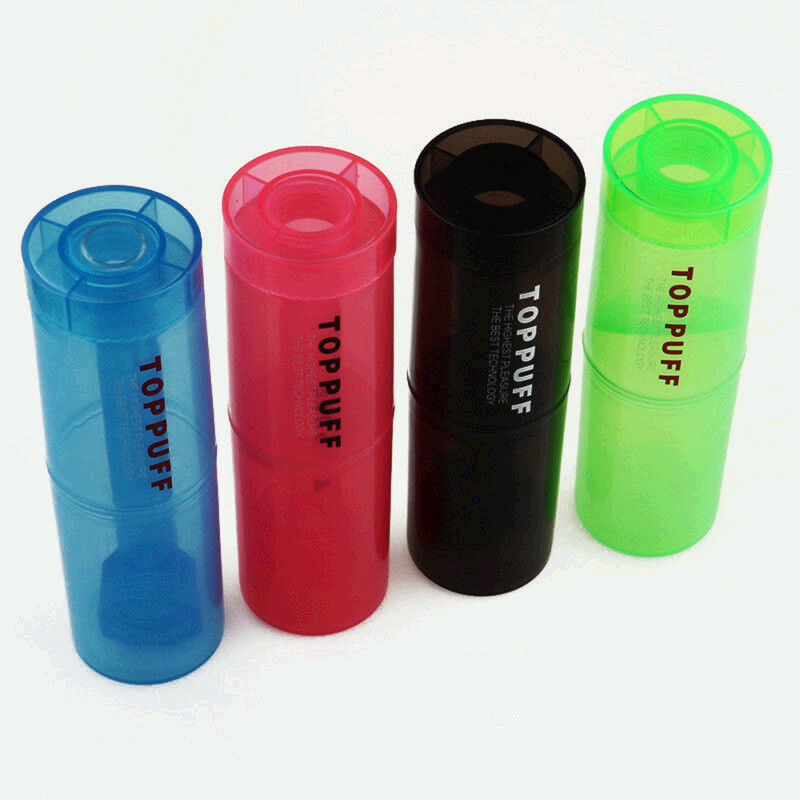 Plastic Hookah Travel Water Toppuff Puff Shisha Hookah Bong Pipe Top 1pc Hookah