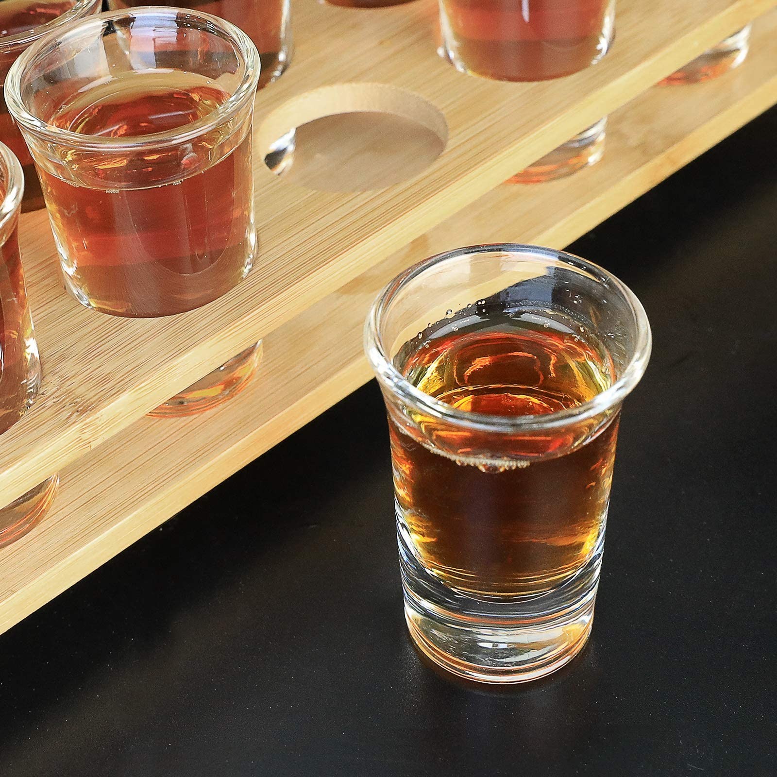 Shot Glasses Set 12pcs 30ml/1oz Shot Glass Tray Holder Organizer Straight Thi…