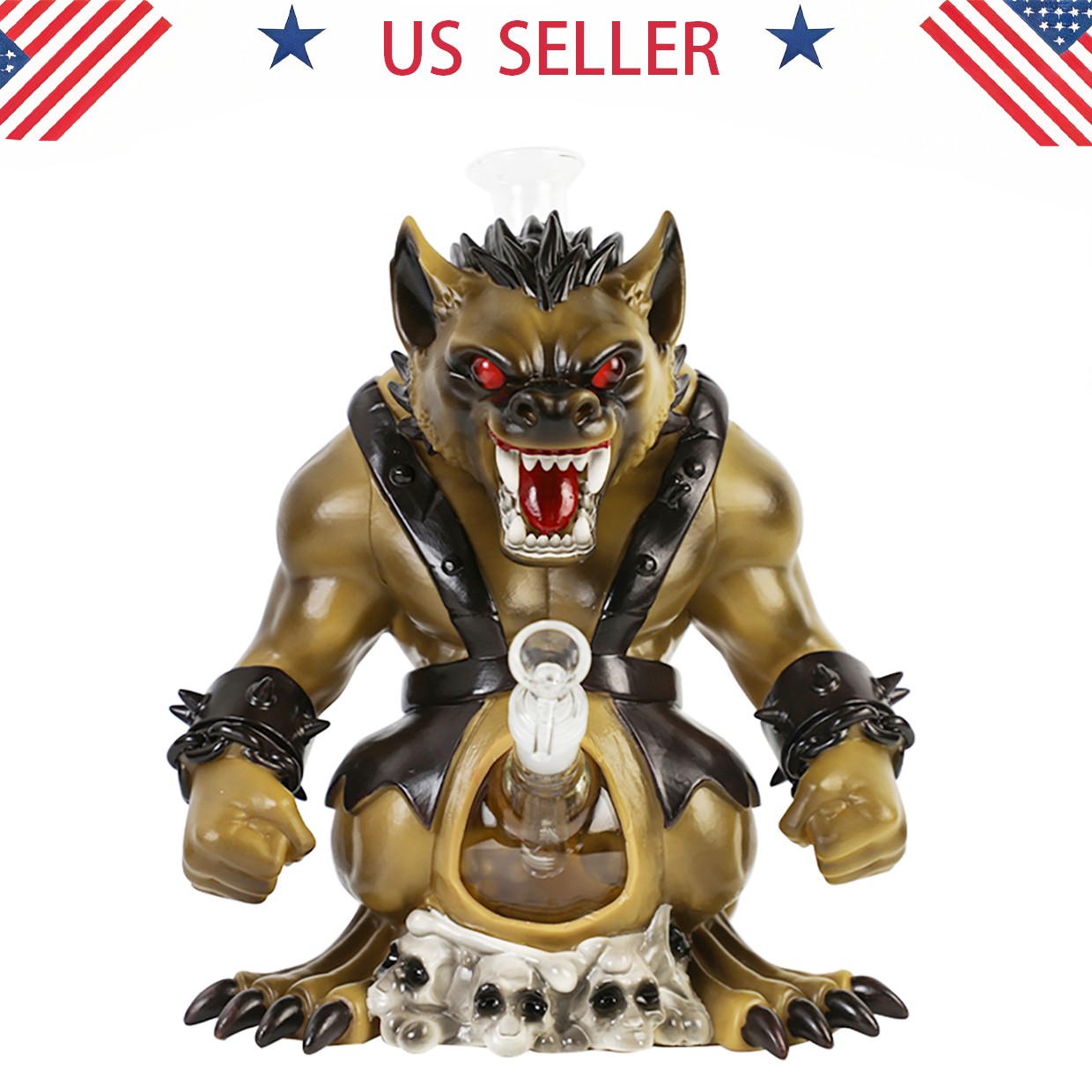 Hunting Dog 11.6 » Glass Bongs Water pipes Tobacco Smoking Bubbler Hookah W/14mm