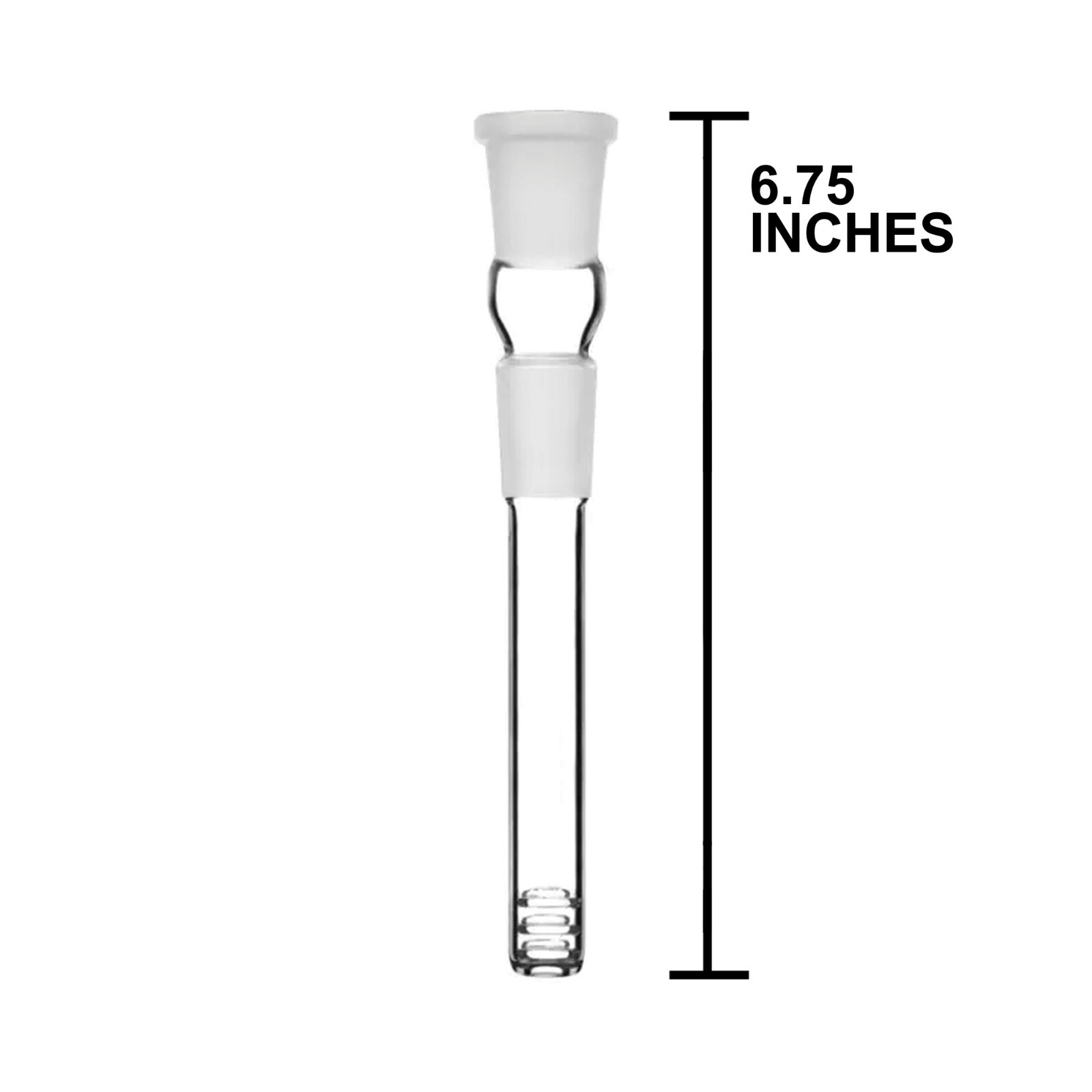 Glass Downstem 4&Prime; 18mm x 14mm Hookah Water Pipe Down Stem Hookah 6 PCS