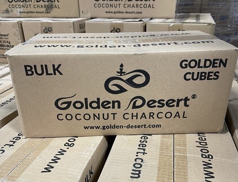 Golden Desert Coconut Charcoal Lounge Case (Cubes)